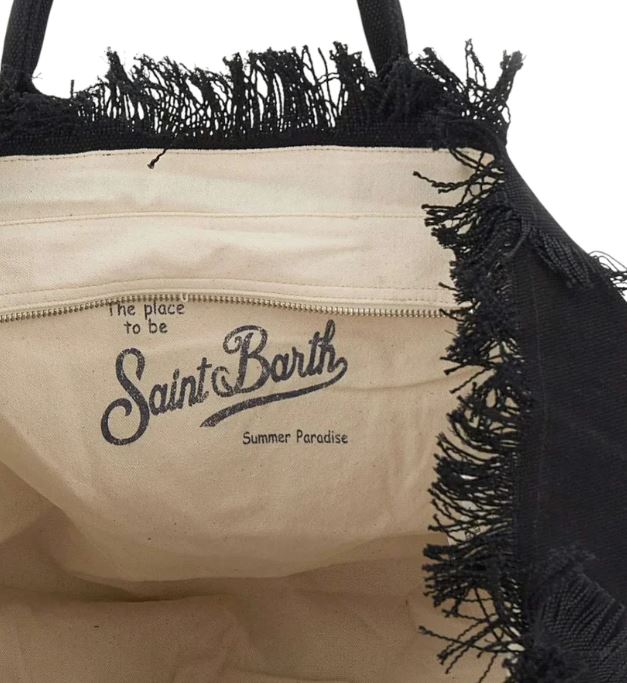 Borsa Vanity in Canvas Logo Strass