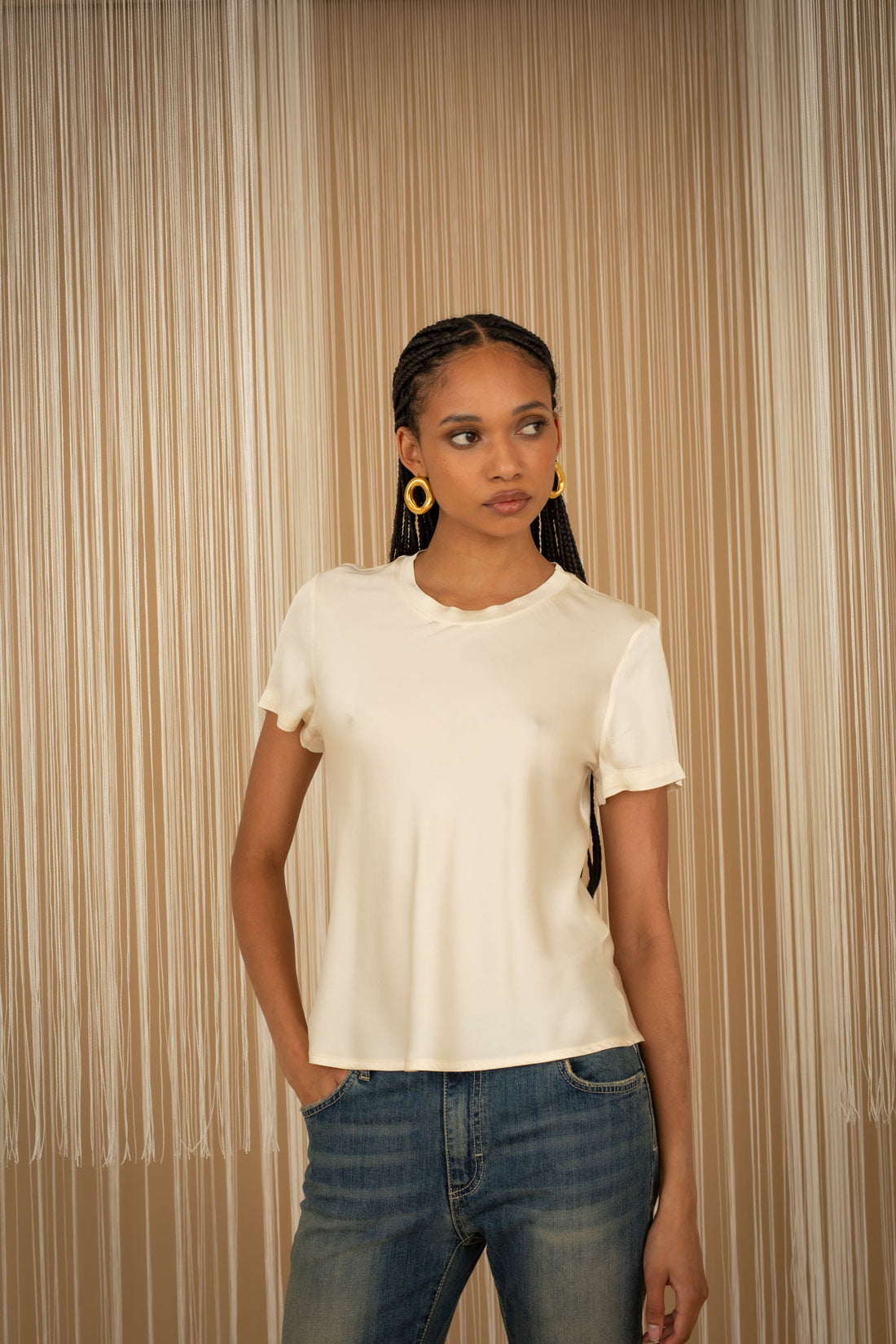 t-shirt saten