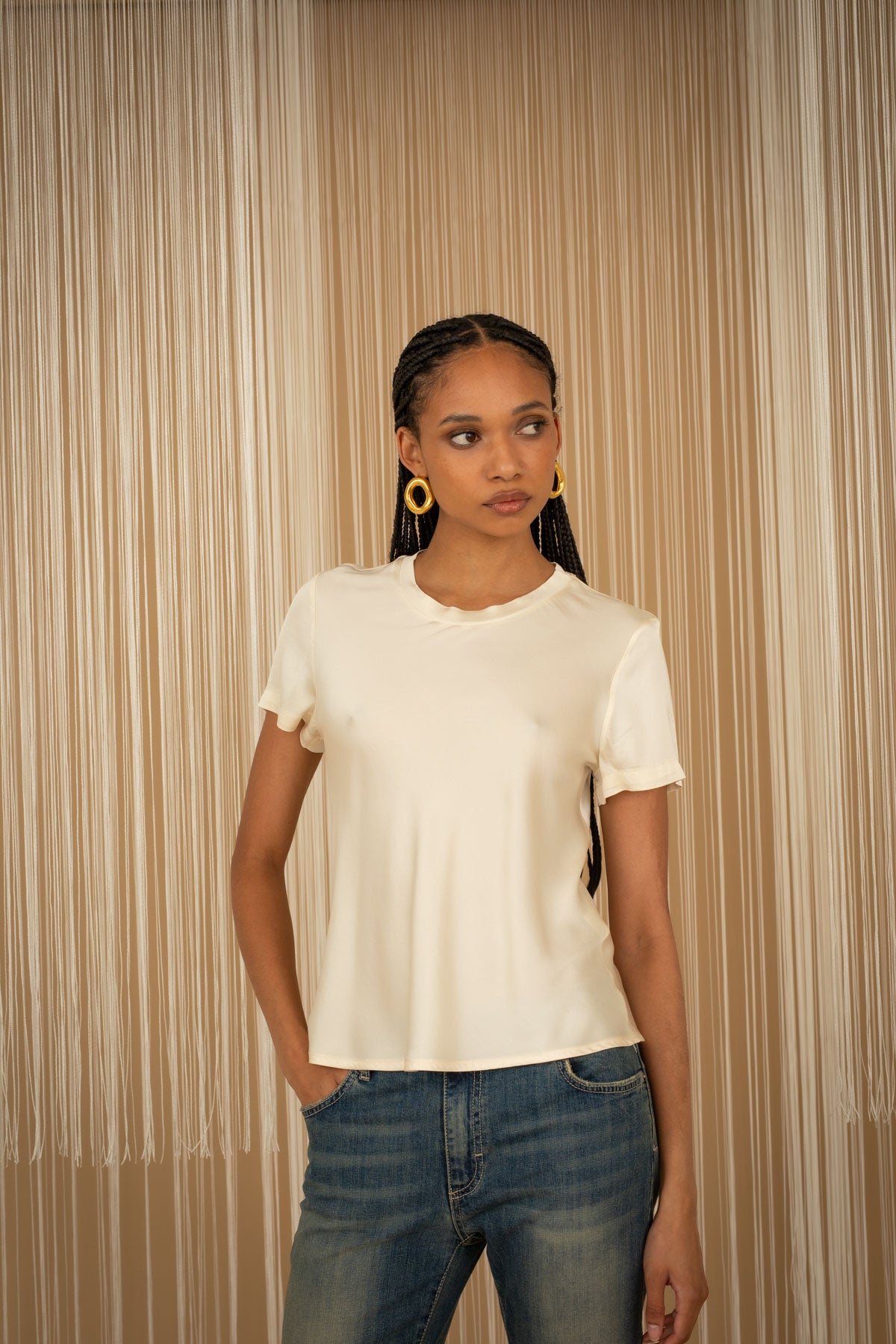 t-shirt saten