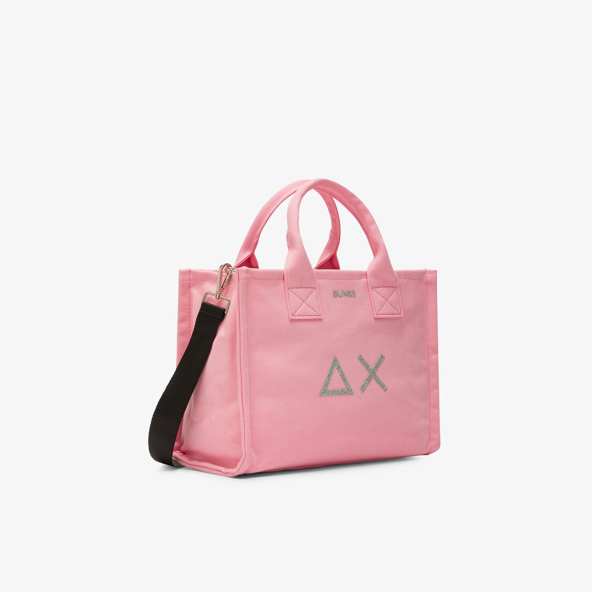 Shopping bag media in tela di cotone Sun68