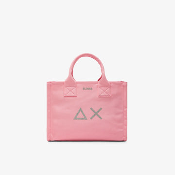 Shopping bag media in tela di cotone Sun68