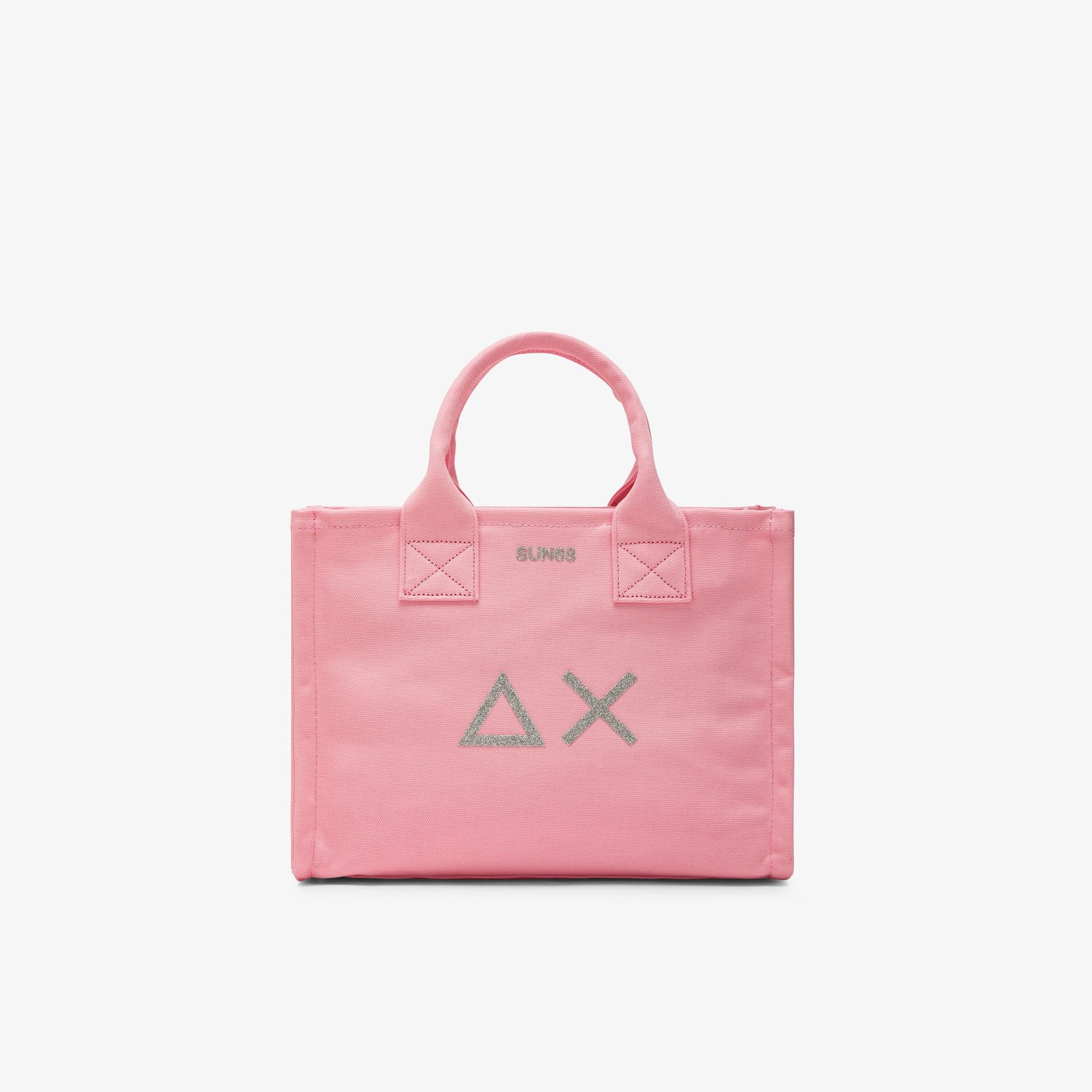 Shopping bag media in tela di cotone Sun68