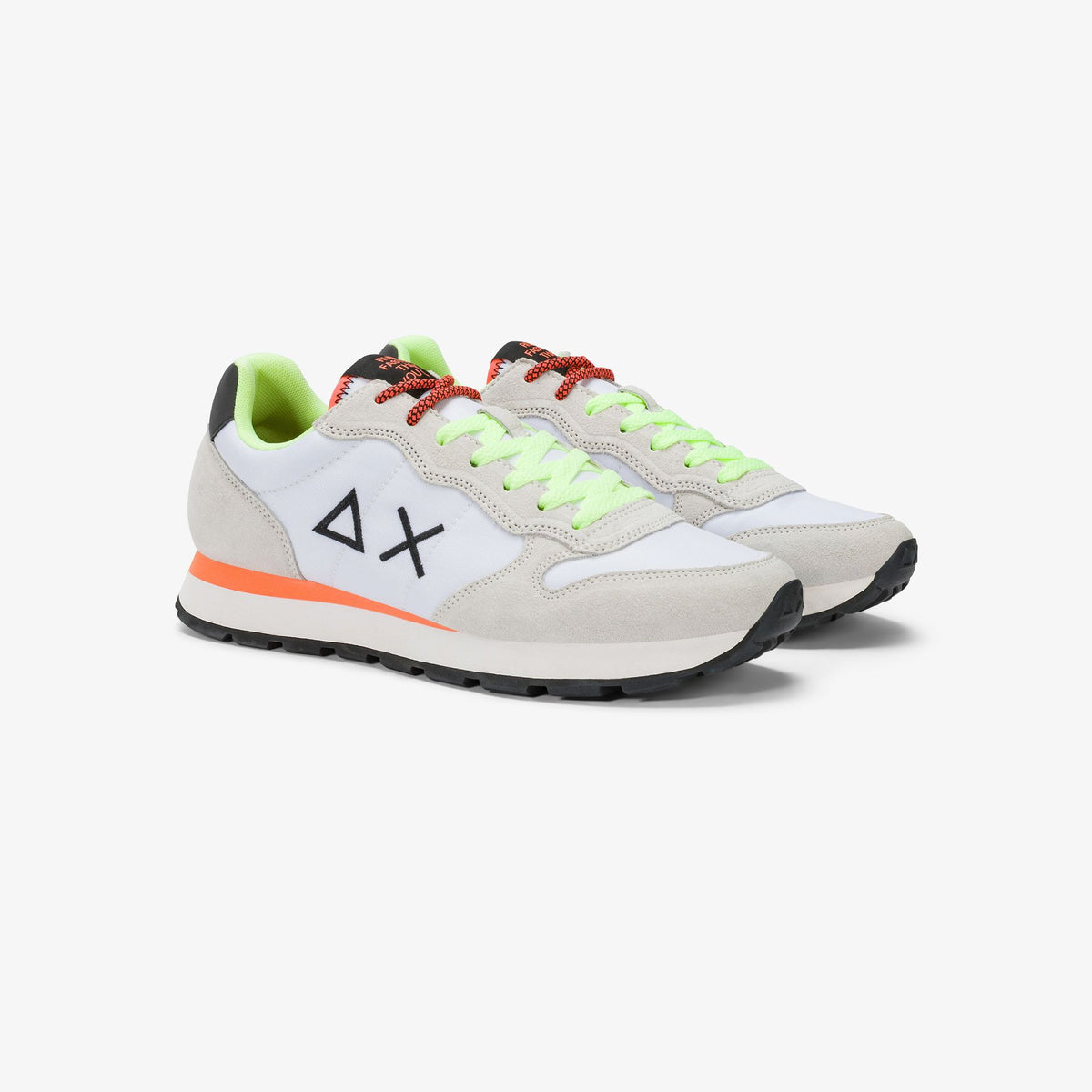 Sneaker Tom Fluo in nylon e suede