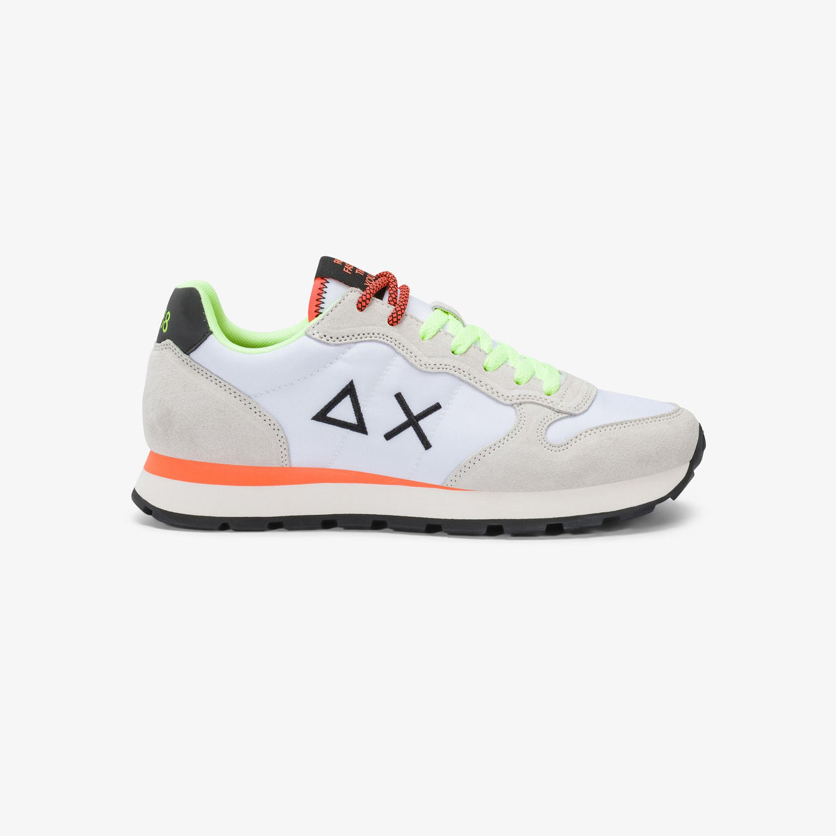Sneaker Tom Fluo in nylon e suede