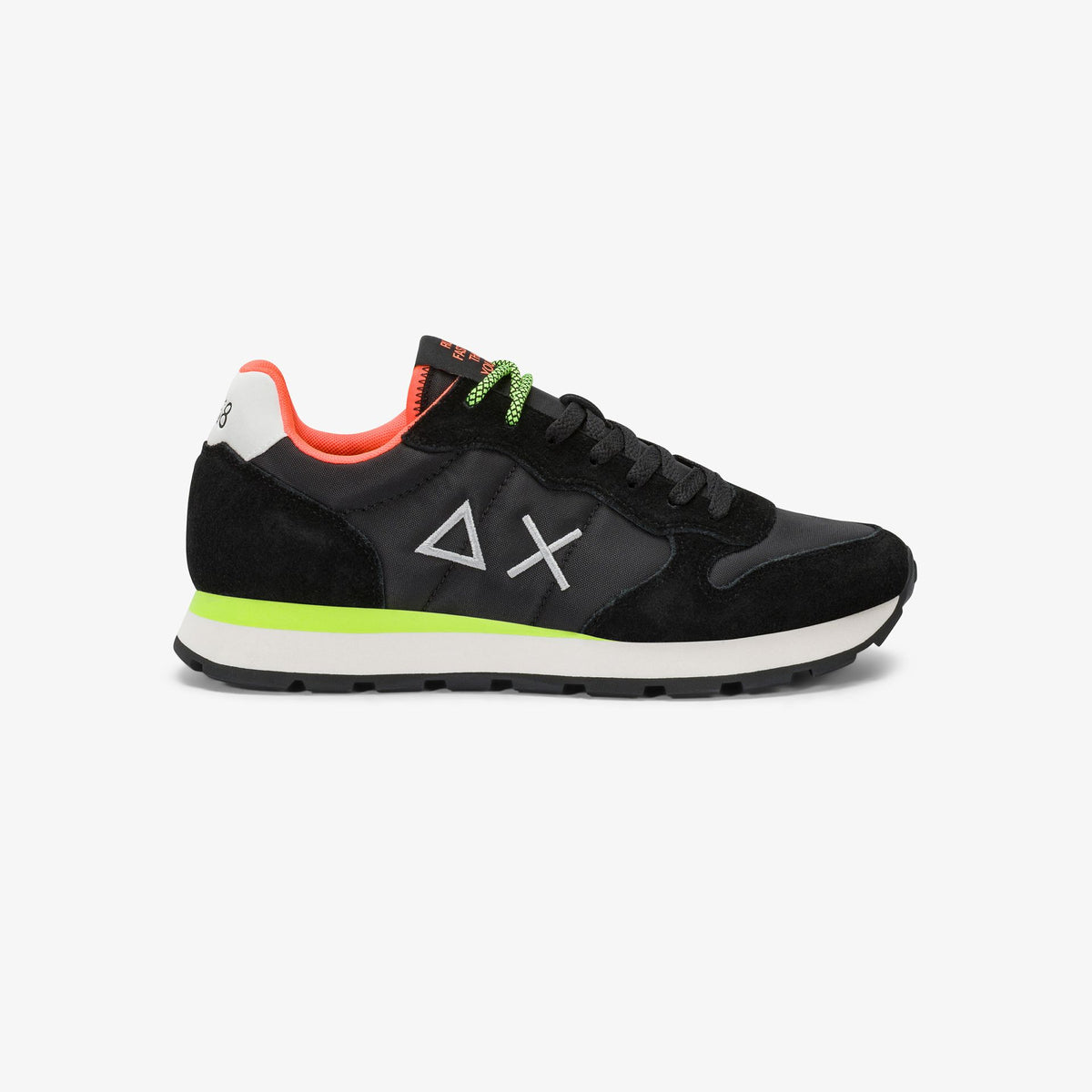 Sneaker Tom Fluo in nylon e suede