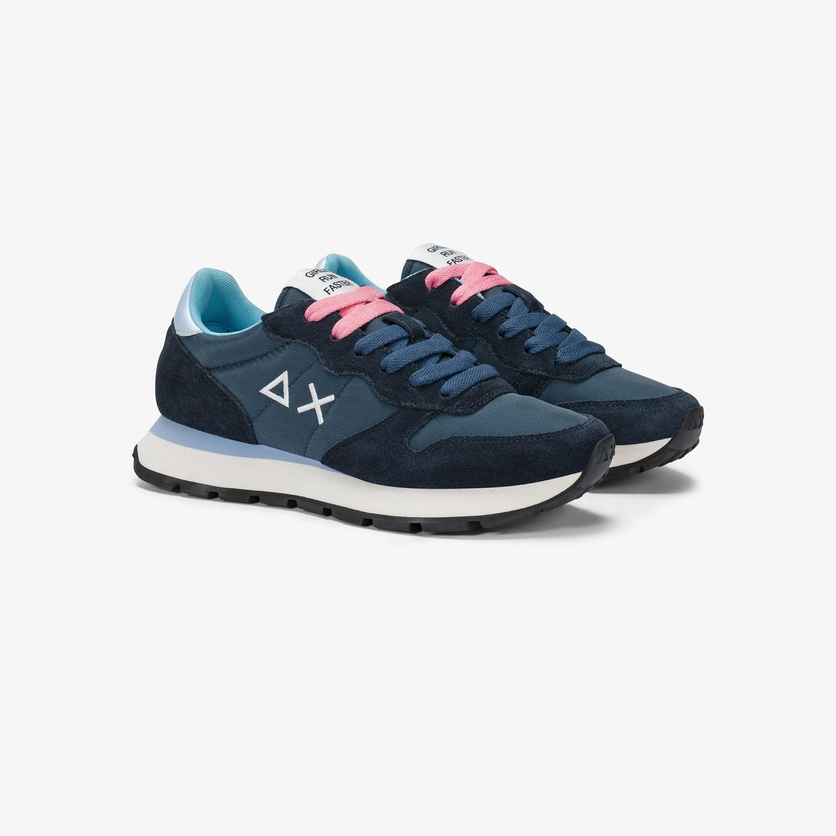 Sneaker Ally Solid in suede e nylon