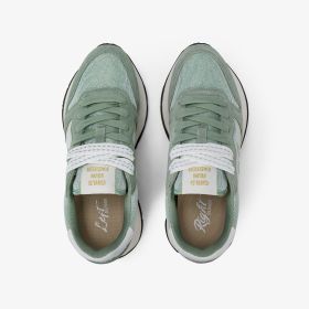 Sneaker Ally Glitter in suede e lurex